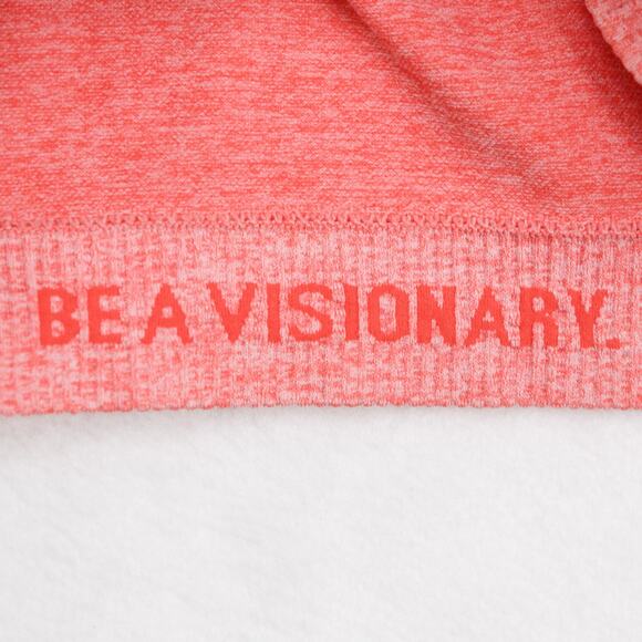 GYMSHARK Ombré Seamless Crew Neck Racerback Tank Pink Coral Yoga Gym Sz S - Picture 6 of 8